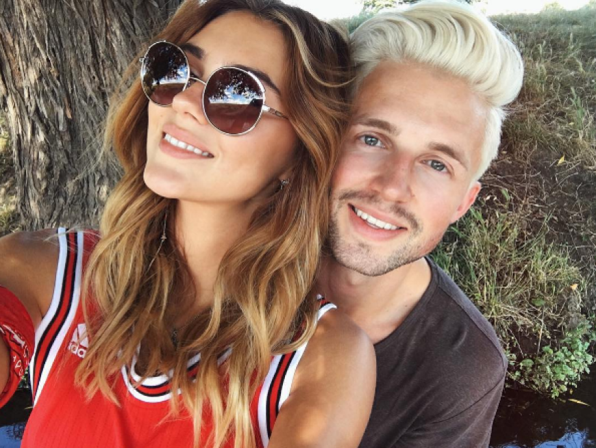In love! Stefanie Giesinger postete dieses Liebes-Selfie mit Marcus Butler.