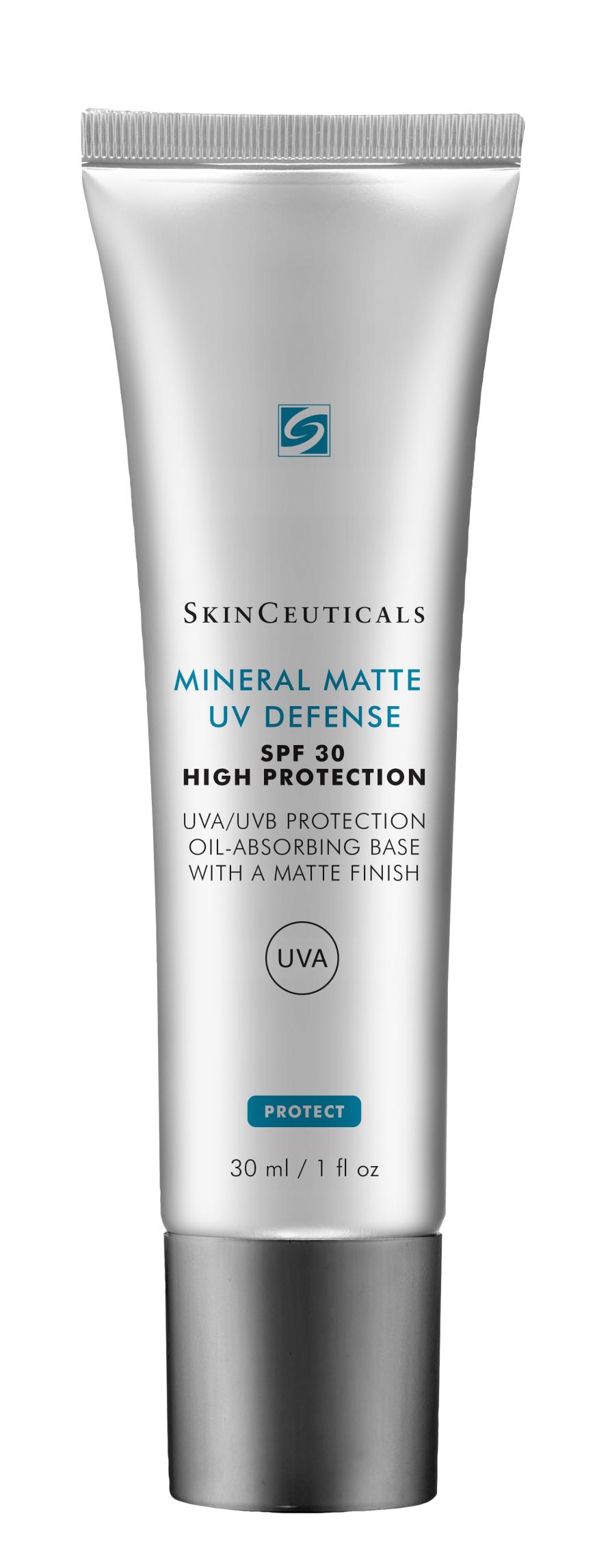 „Mineral Matte UV Defense“ von Skin- Ceuticals, mit LSF 30, ca. 33 Euro , in Apotheken