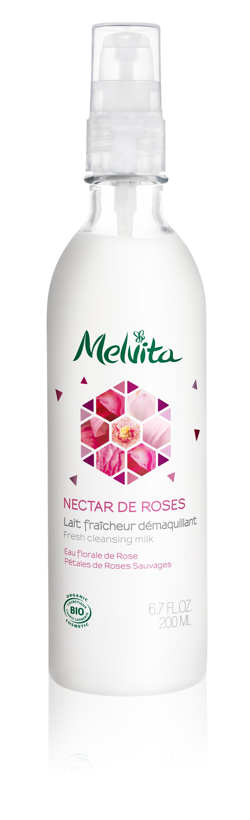 „Nectar de Roses“-Reinigungsmilch, von Melvita, ca. 15 Euro, melvita.com