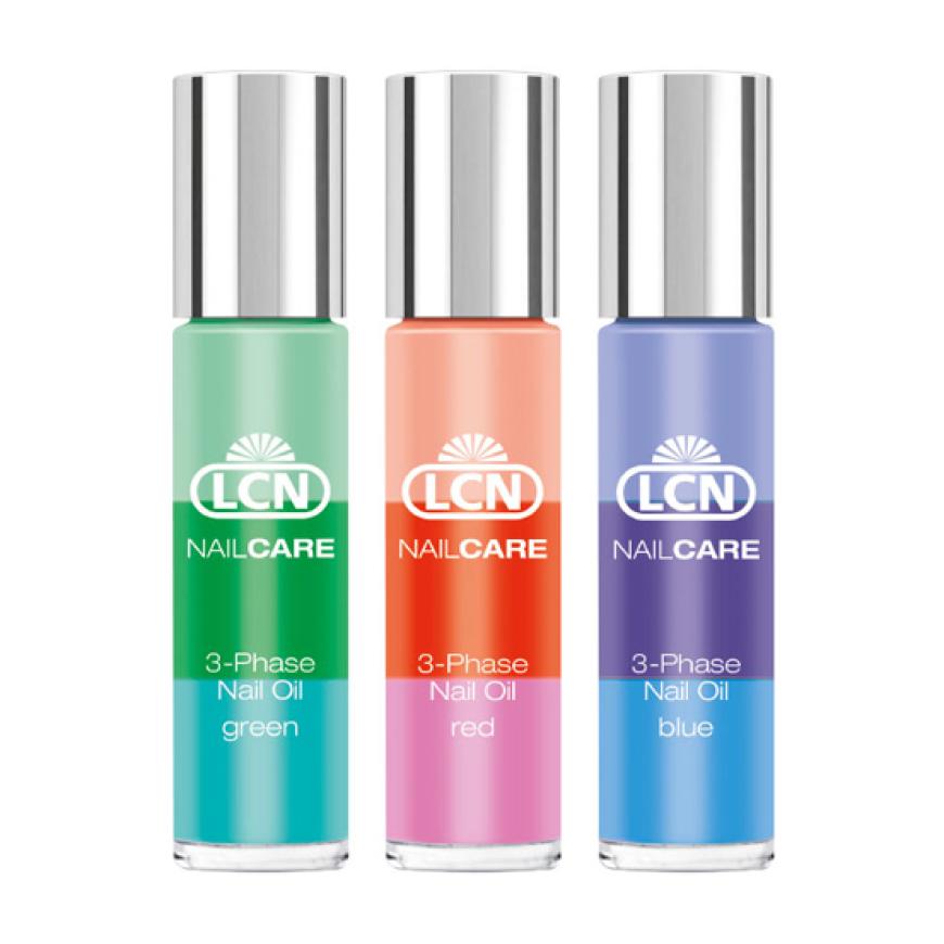 „3-Phase Nail Oil“ von LCN, in „Red“, pflegt empfindliche Nägel, ca. 7 Euro, lcn-shop.de