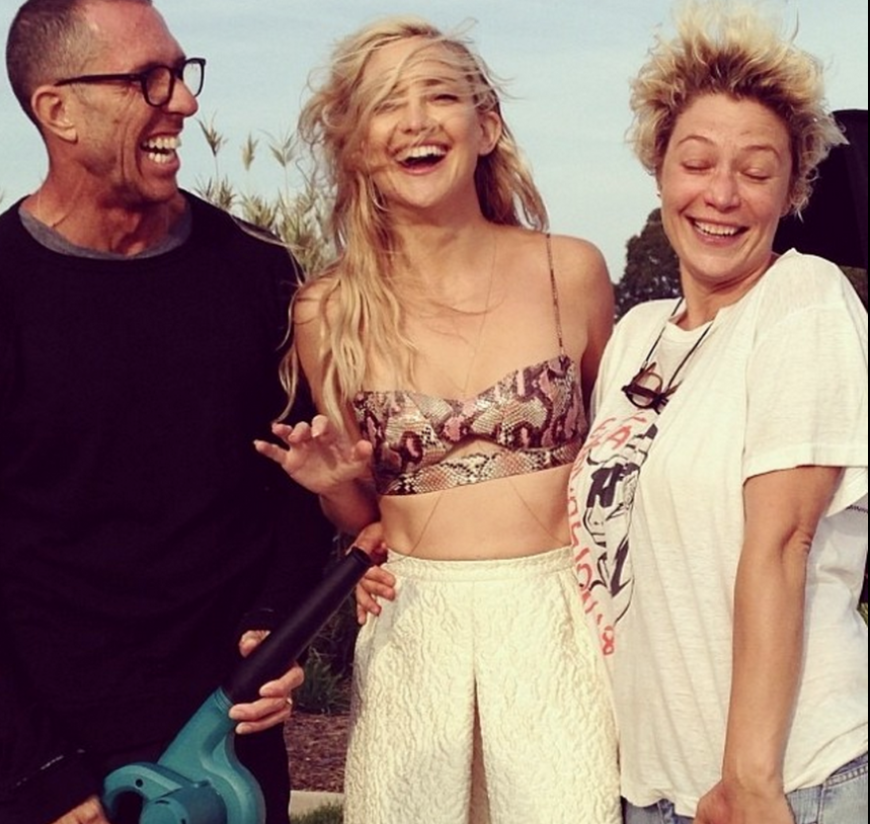 Mit diesem süßen Behind-the-scenes-Schnappschuss feierte Kate Hudson am 27. Juni 2014 ihren Instagram-Einstieg.