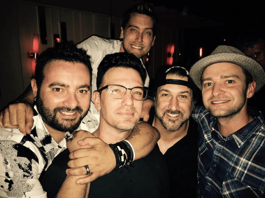 Justin Timberlake postete ein gemeinsames Bild mit seinen Kollegen von 'N Sync.