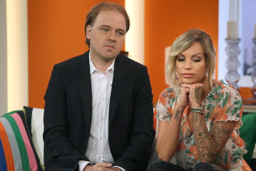 Gina-Lisa Lohfink und ihr Anwalt Burkhard Benecken im Sat.1-Frühstücksfernsehen