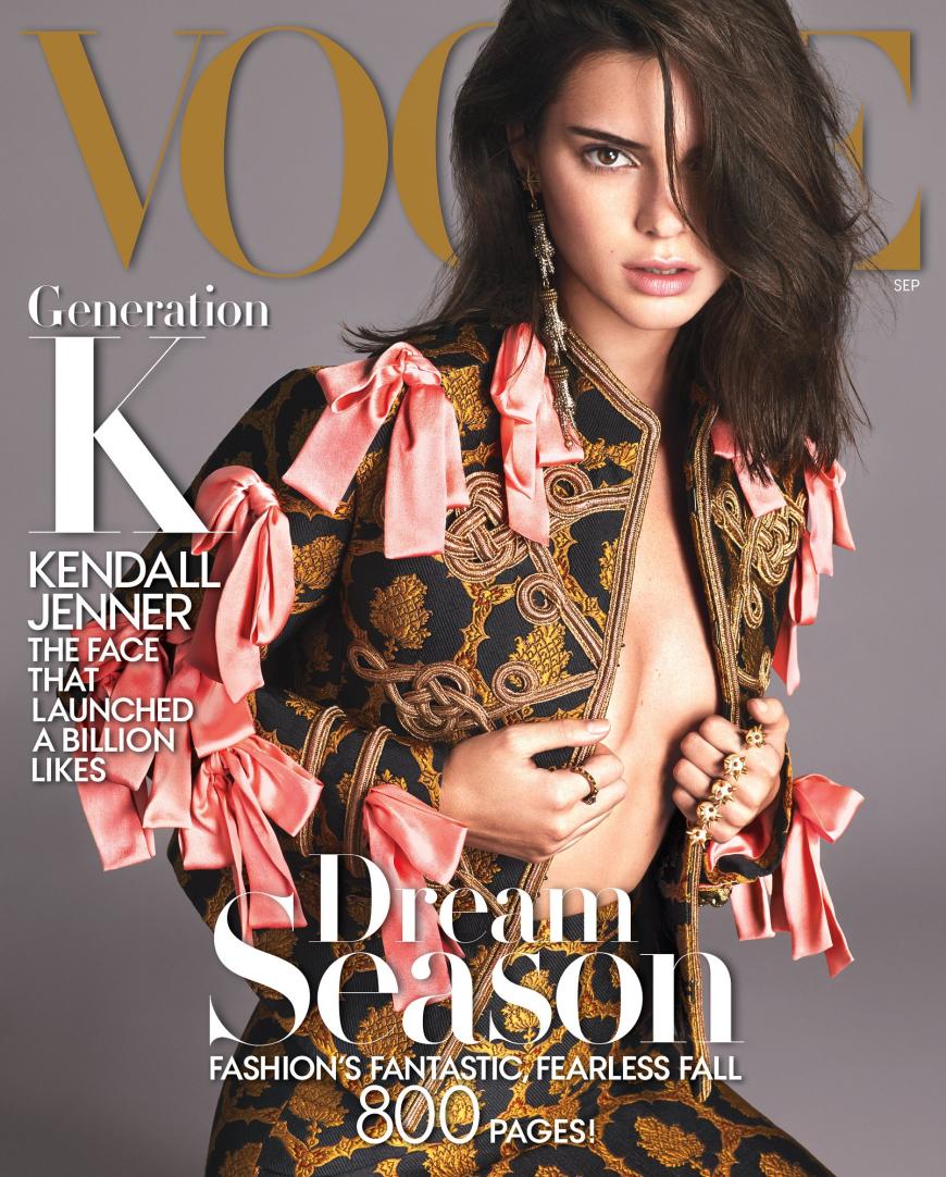 Kendall Jenner ziert das September-
