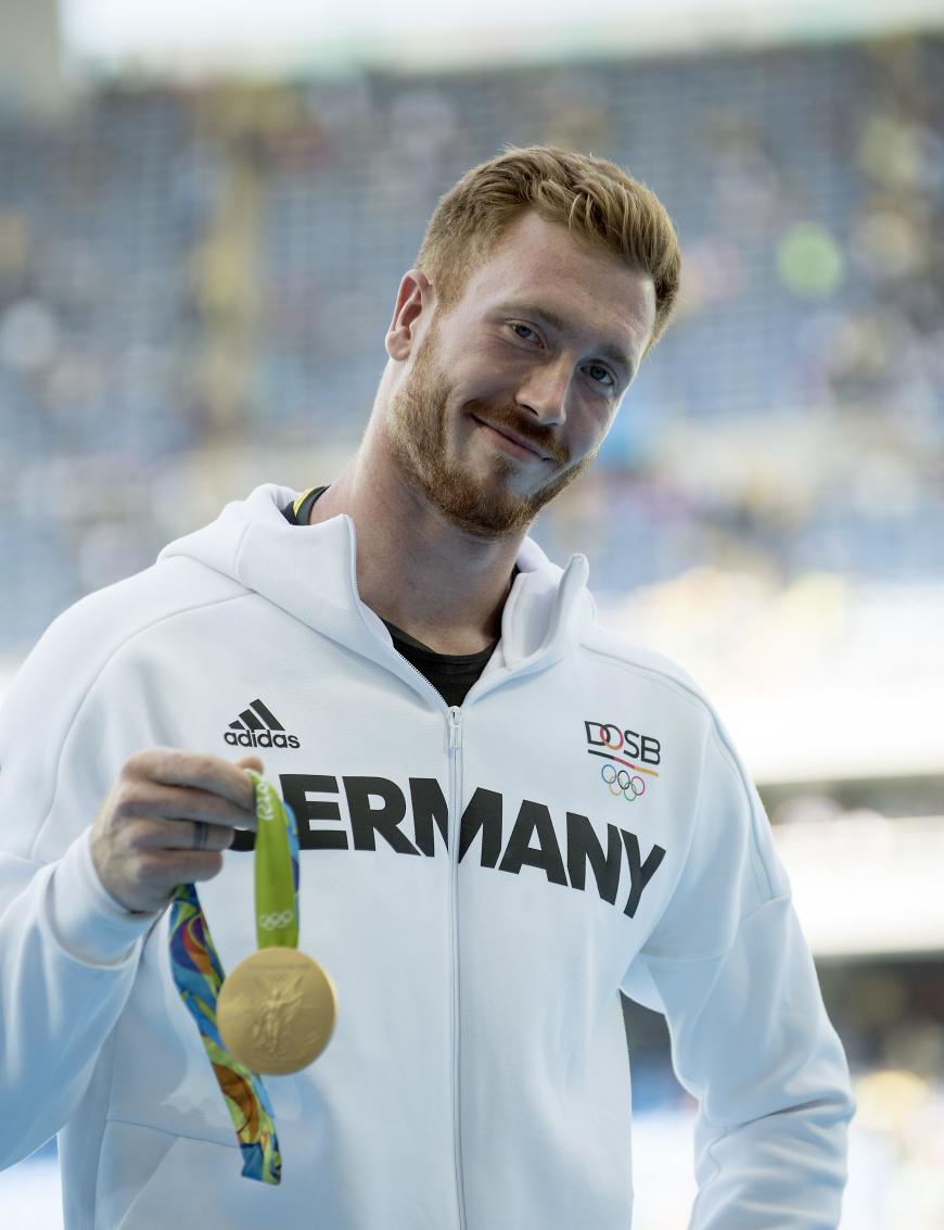 Christoph Harting gewann bei der Olympia die Goldmedaille im Diskuswerfen.