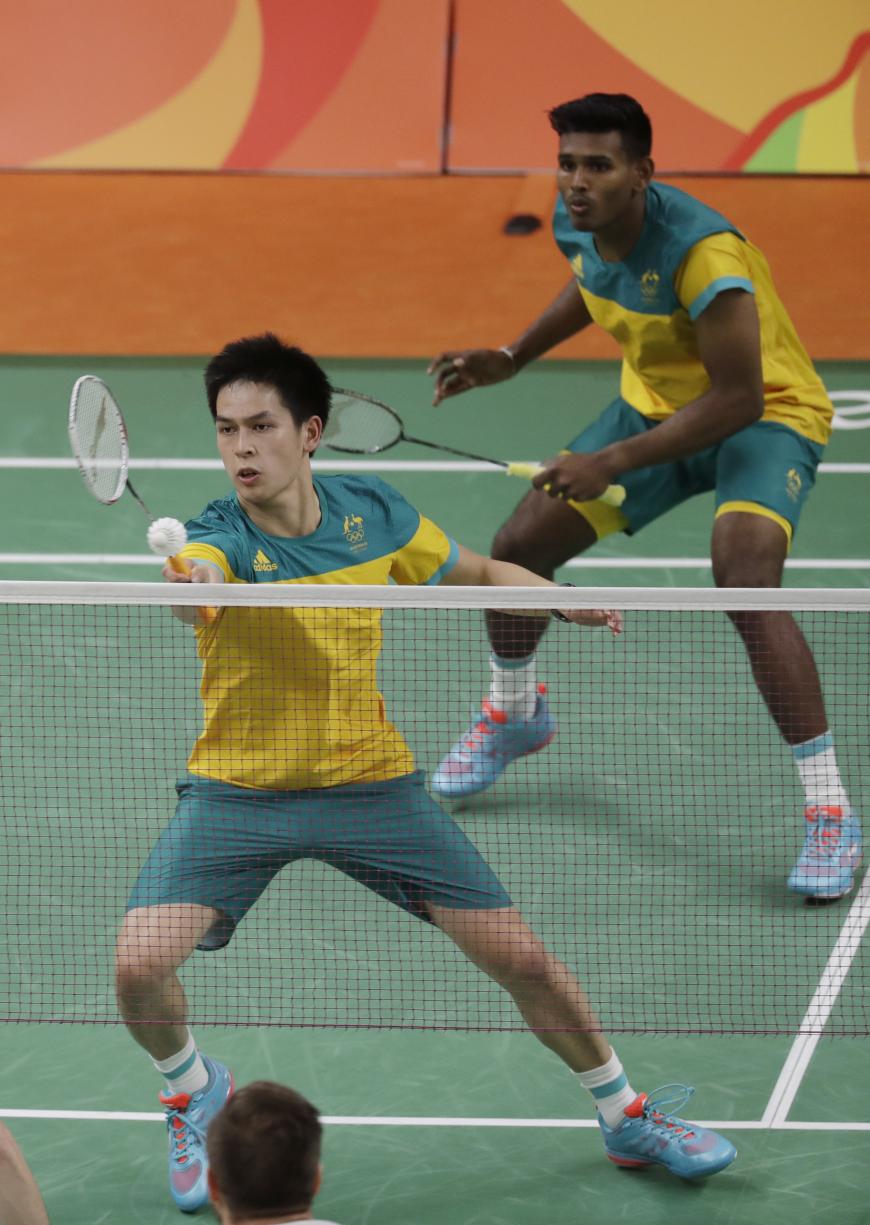 Sawan Serasinghe und sein Badminton-Partner Matthew Chau sind bei Olympia ausgeschieden.