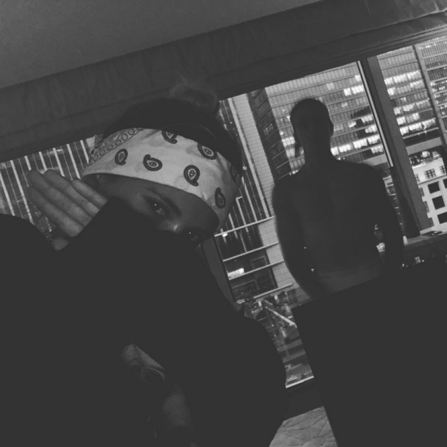 Schnappschuss aus dem Hotelzimmer von Sofia Richie und Justin Bieber.