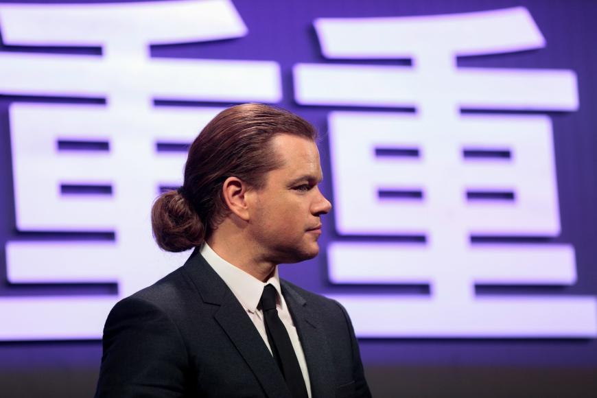 ... jetzt trägt Matt Damon einen Man Bun.