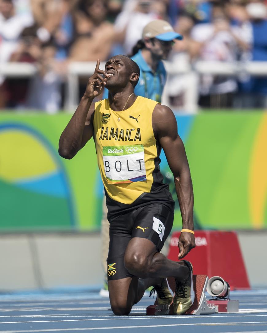 Der Sprinter holte sich zum dritten Mal in Folge Gold.