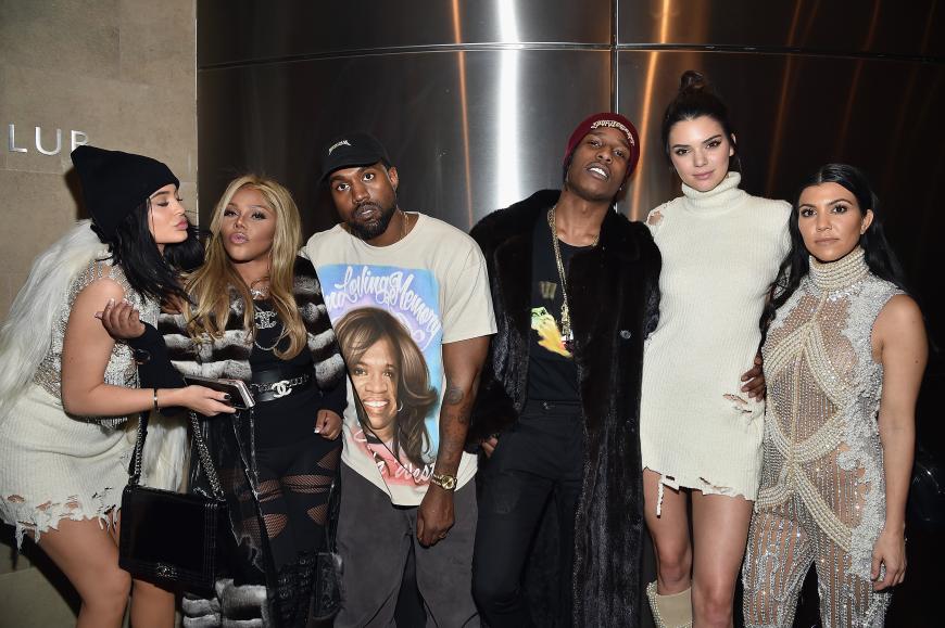 ASAP Rocky und Kendall Jenner bei Kanye West Yeezy Season 3 im Februar 2016 in New York.