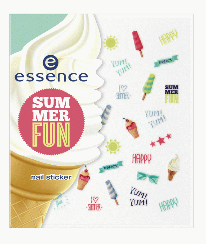 „Summer Fun Nail Sticker“ von Essence, ca. 1 Euro