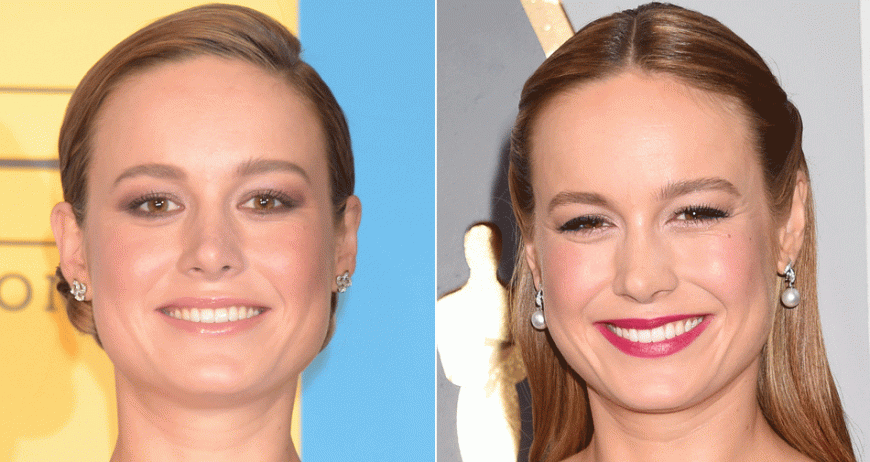 Brie Larson: Die Oscargewinnerin, 26, strahlt mit ihren glossy Lippen wie ein Honigkuchenpferd – trotz Smokey Eyes kommt sie aber eher unscheinbar rüber. Mit einem schönen Beerenton in Fuchsia wirkt sie direkt wacher und gesünder.