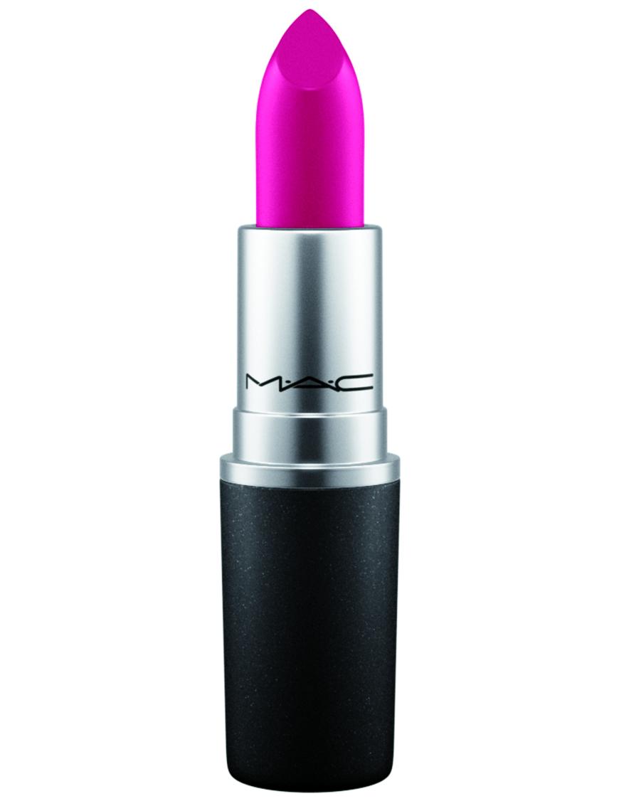 Fuchsia zaubert Frische: „Aim For Gorgeous“ von Mac, in „Bright Fuchsia Matte“, ca. 21 Euro