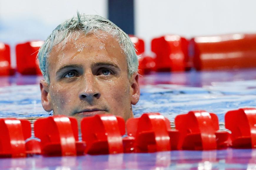 Er würde jetzt am liebsten untertauchen. US-Star-Schwimmer Ryan Lochte hat allen eine große Lüge aufgetischt.