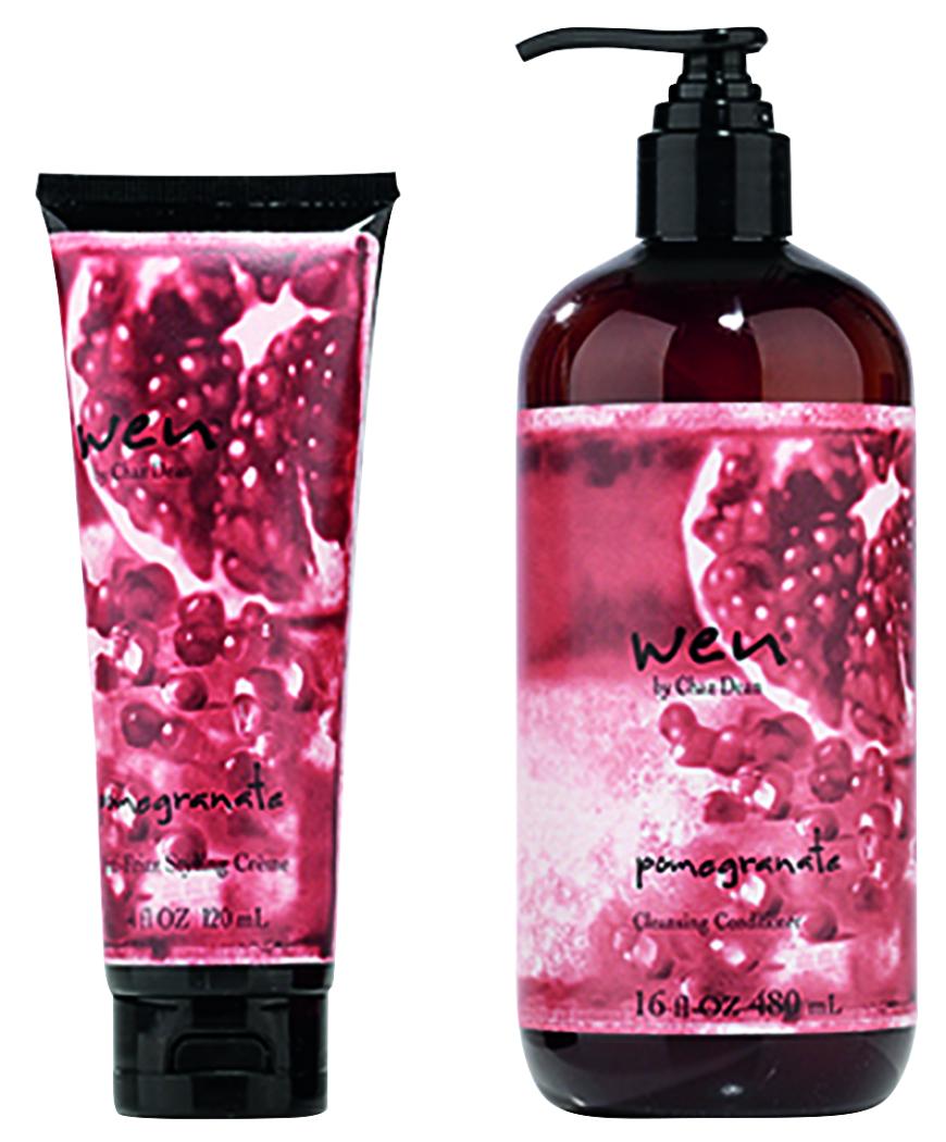 Co-Washing: FÜR VOLUMEN „Pomegranate Cleansing Conditioner Duo“ von Wen by Chaz Dean, ca. 44 Euro, qvc.de