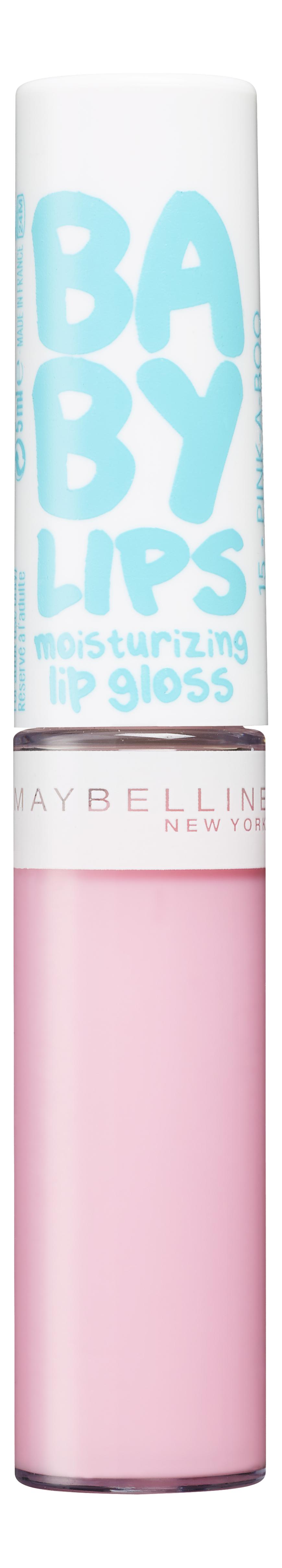 Hochglanz-Lippen: „Baby Lips Lip Gloss“ von Maybelline New York, in „Pink-A-Boo“, ca. 4 Euro