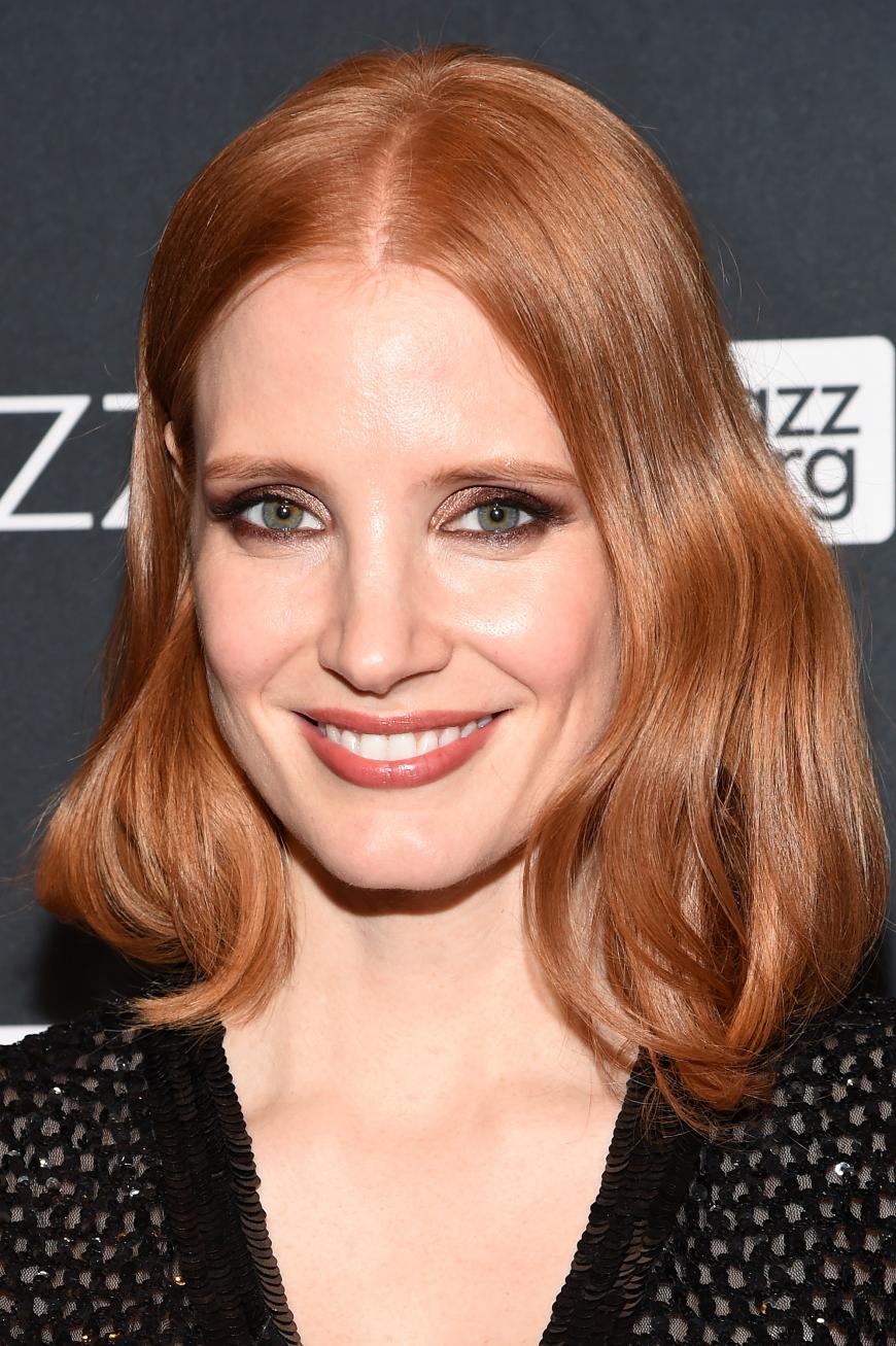 Jessica Chastain: Der Kupferschopf des US-Stars leuchtet.