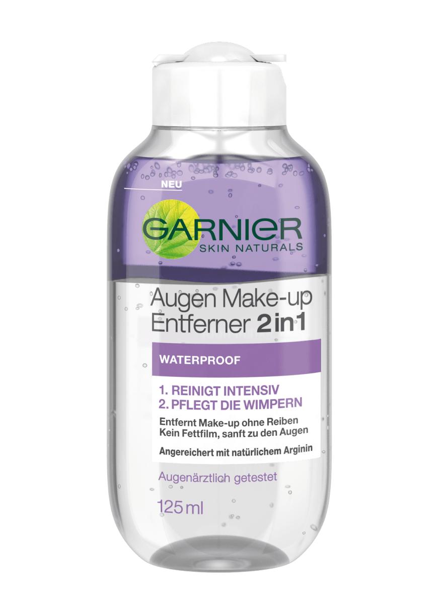 SANFT „Augen Make-up Entferner 2 in 1“ von Garnier, ca. 4 Euro
