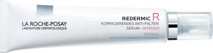 STÄRKT „Redermic R Korrigierendes Anti-Age Serum Intensiv“ von La RochePosay, ca. 27 Euro, in Apotheken