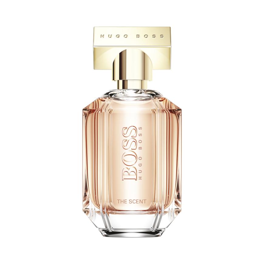 PARFÜM „The Scent For Her“ von Boss, mit einer frischen Pfirsichnote, ca. 60 Euro