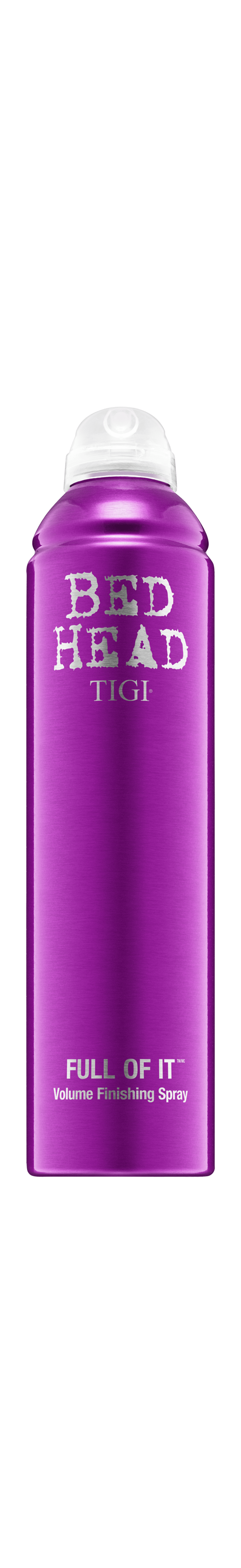 XXL Hair „Full Of It Volumen Finishing Spray“ von Tigi, ca. 21 Euro, beim Friseur