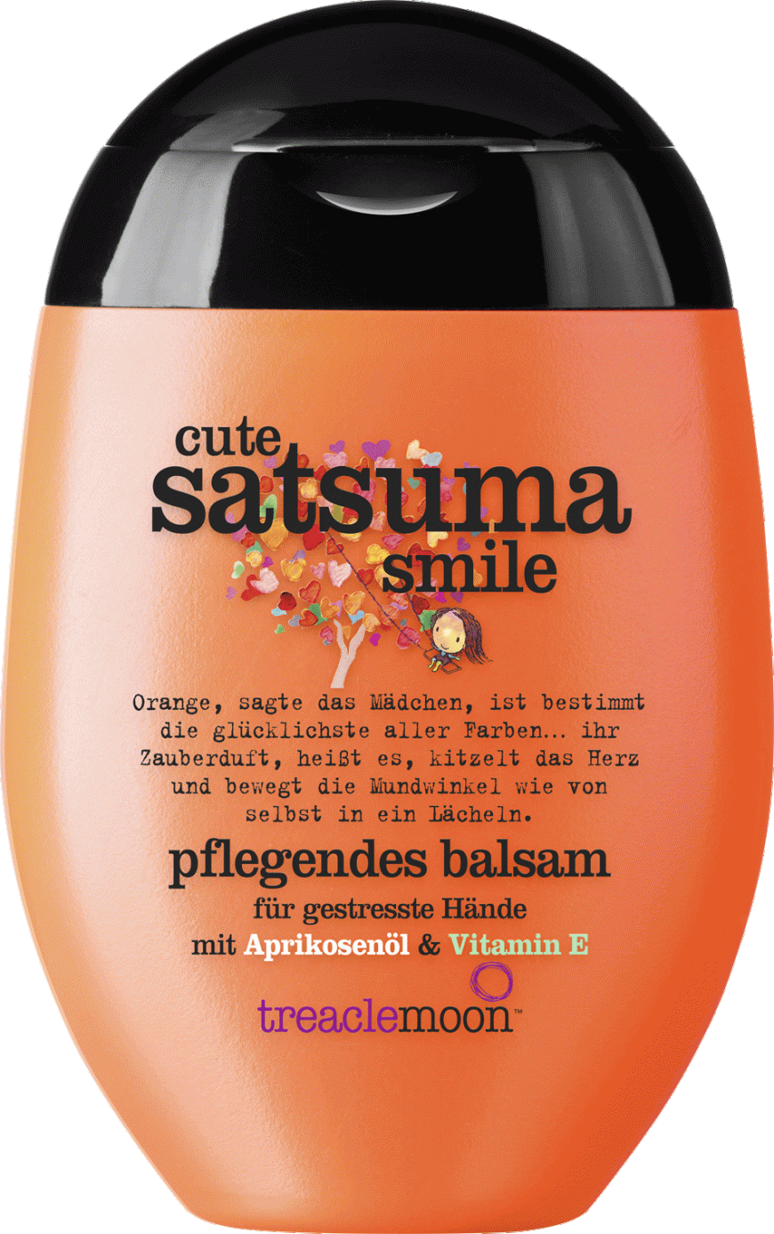 Handcreme „Satsuma“ von Treaclemoon, duftet herrlich nach Orange, ca. 2 Euro