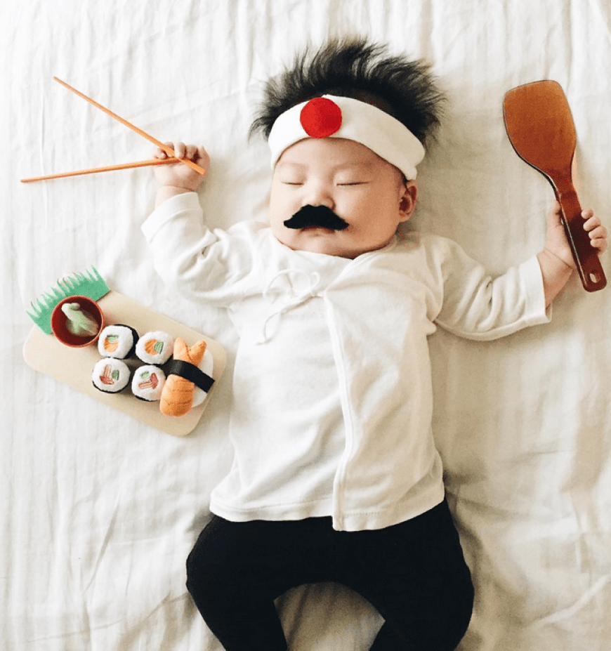 Joey als Sushi-Maker