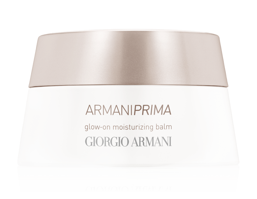 Lässt den Teint strahlen: „Armani Prima – Glow-On Moisturizing Balm“ von Giorgio Armani, ca. 85 Euro