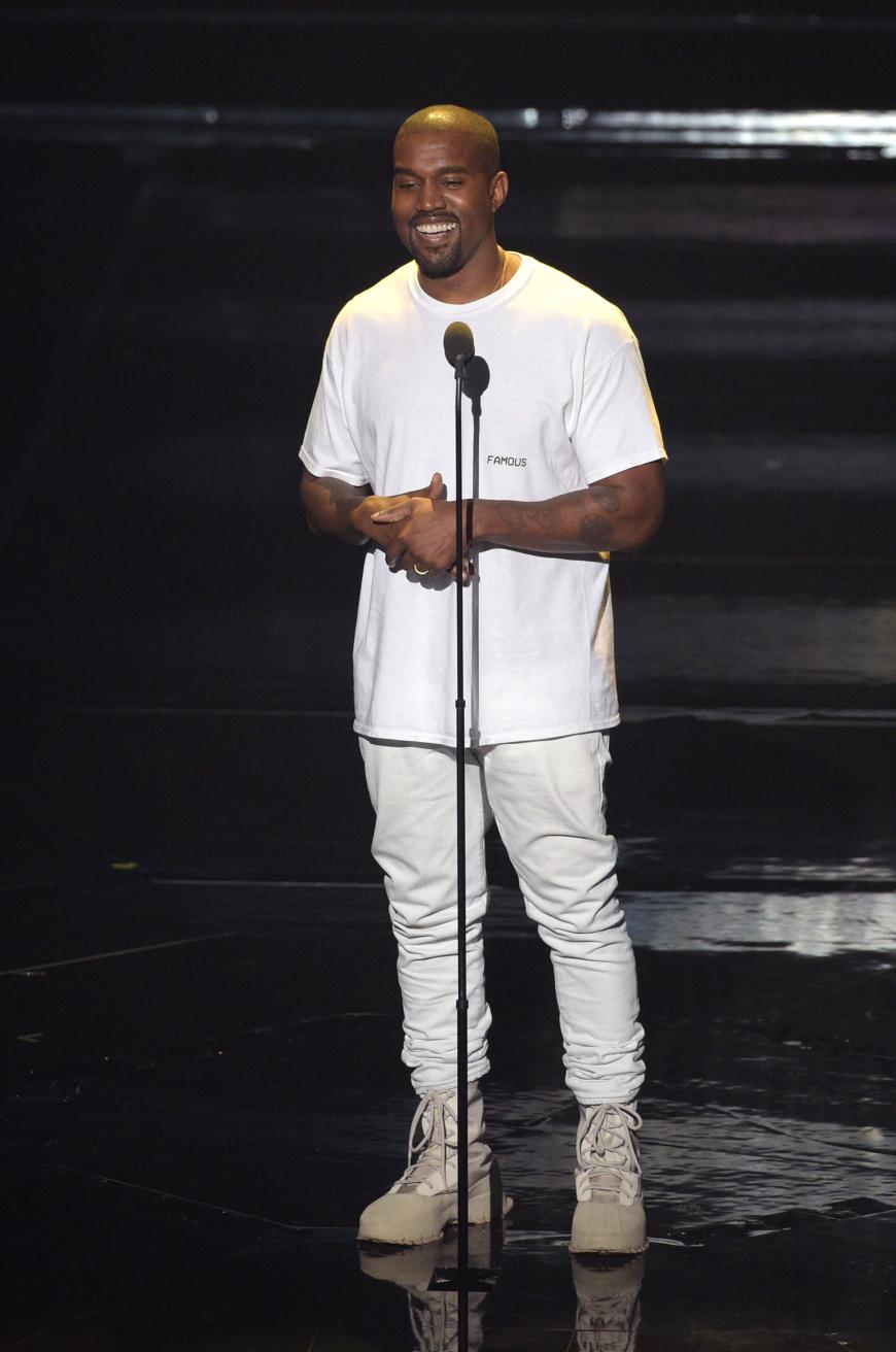 Bei den MTV Video Music Awards genießt Kanye West in vollen Zügen seinen Ruhm.