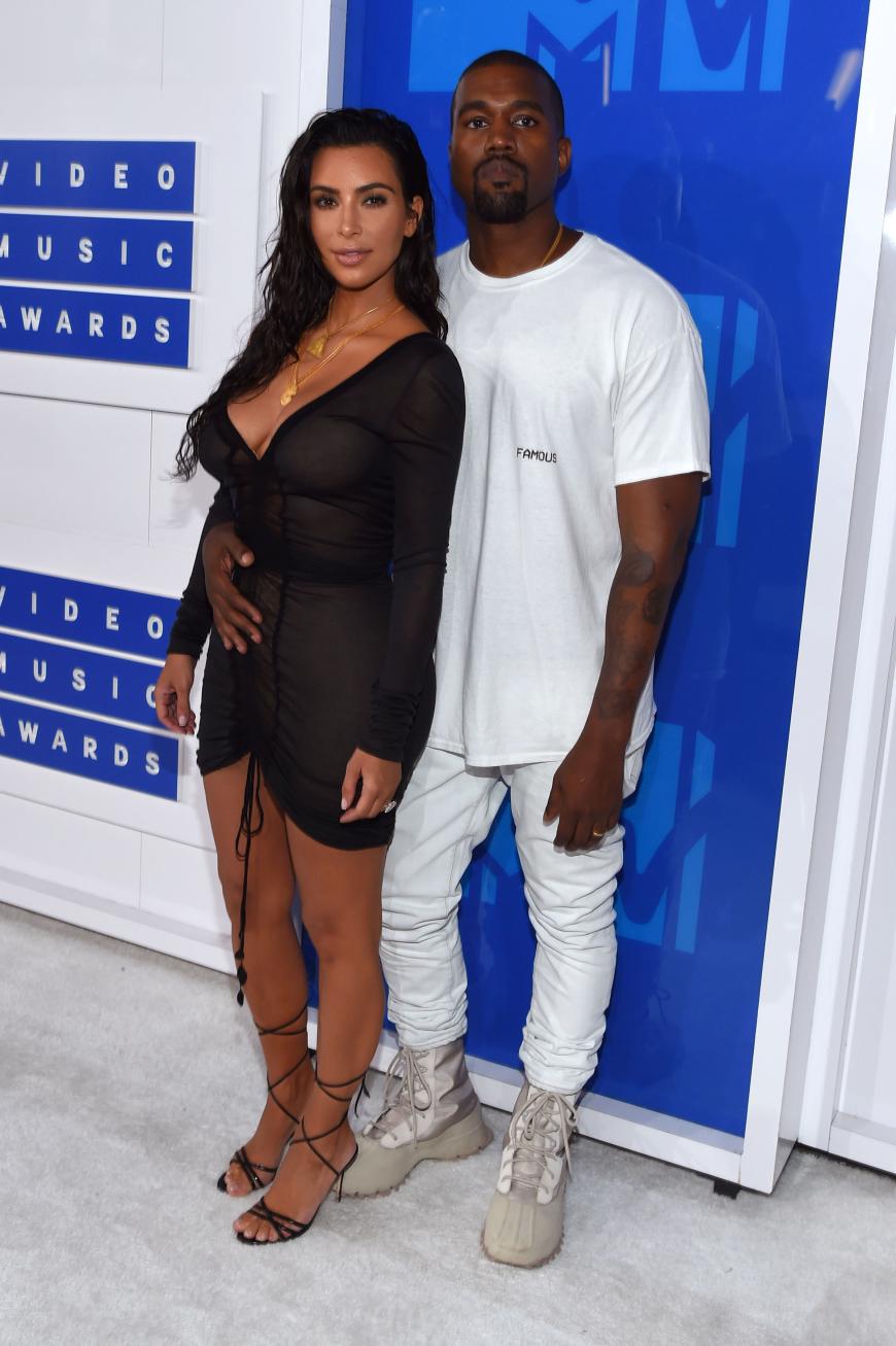 ... mit ihrem Mann Kanye West.
