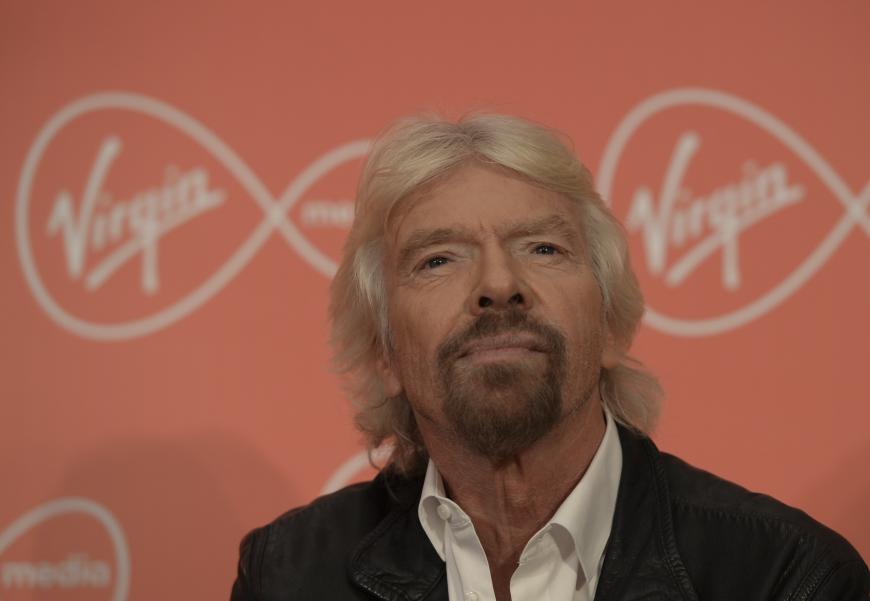 Richard Branson hatte einen schweren Fahrradunfall