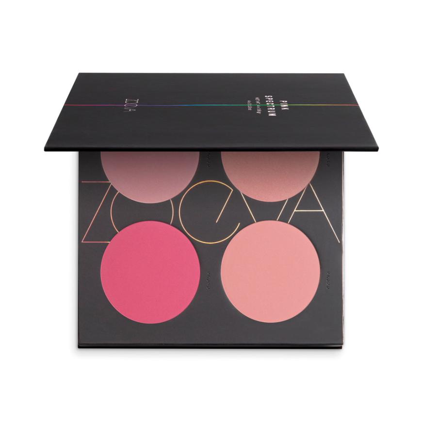 Ideal zum Ausschattieren: „Pink Spectrum Blush Palette“ von Zoeva, ca. 18 Euro, zoeva-shop.de