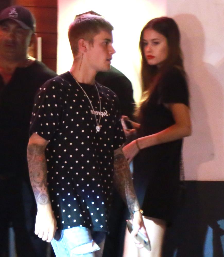 Justin Bieber wurde beim Verlassen des Nachtclubs ...