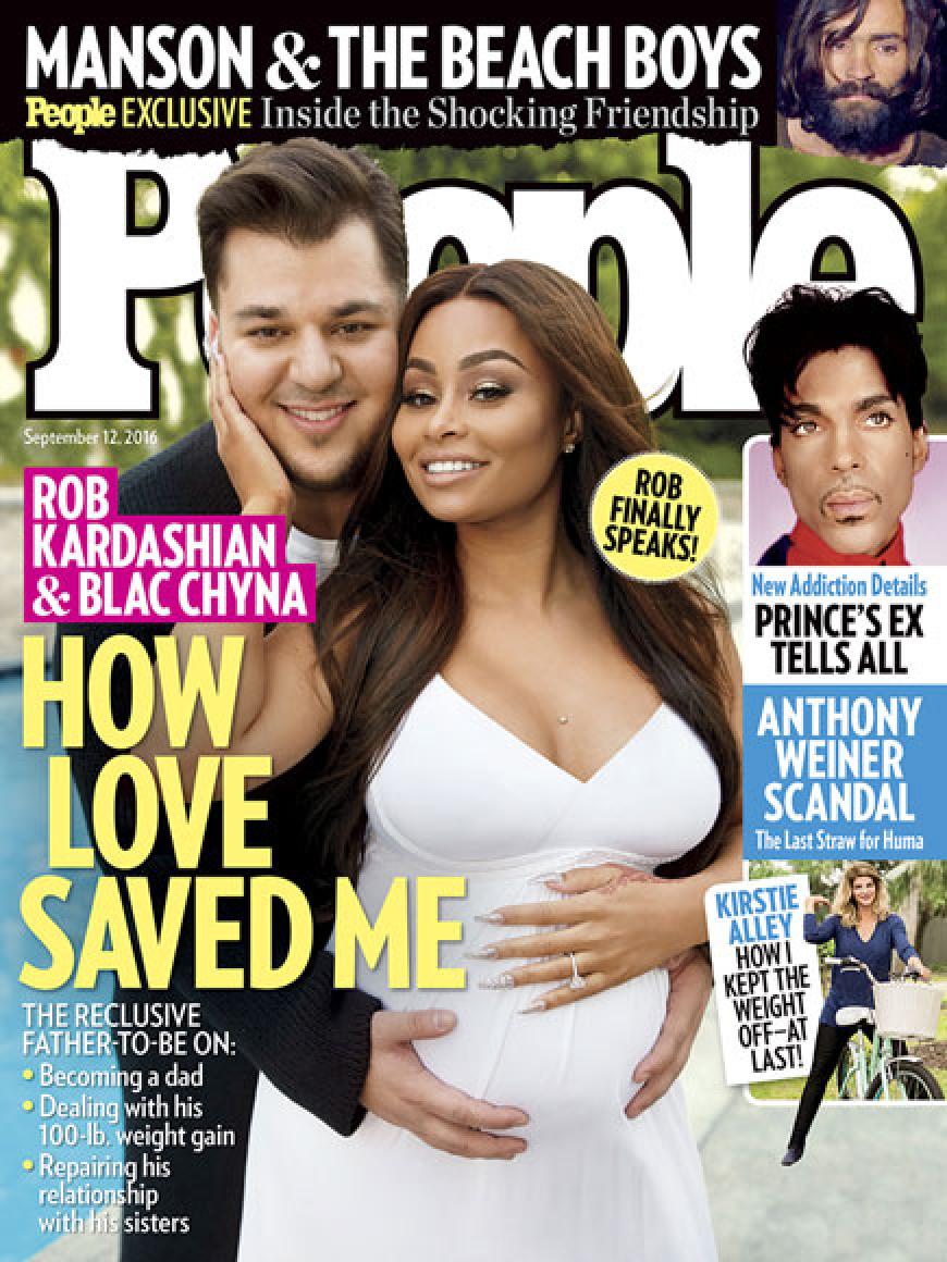 Rob Kardashian und Blac Chyna auf der September-Ausgabe des Magazins