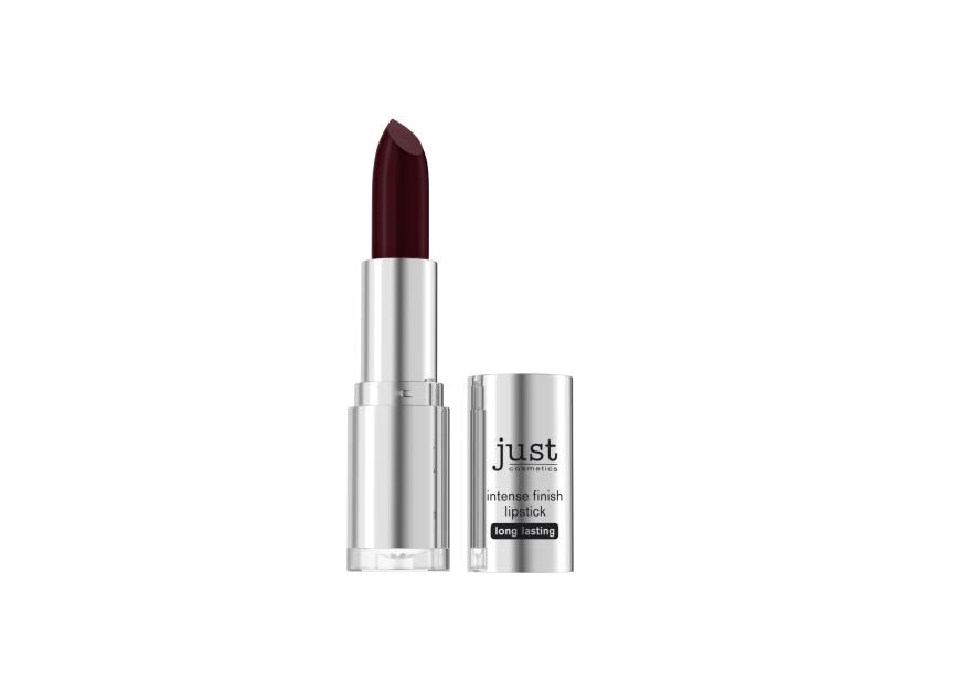 „Intense Finish Lipstick“ von Just Cosmetics, in „Bail“, ca. 2 Euro