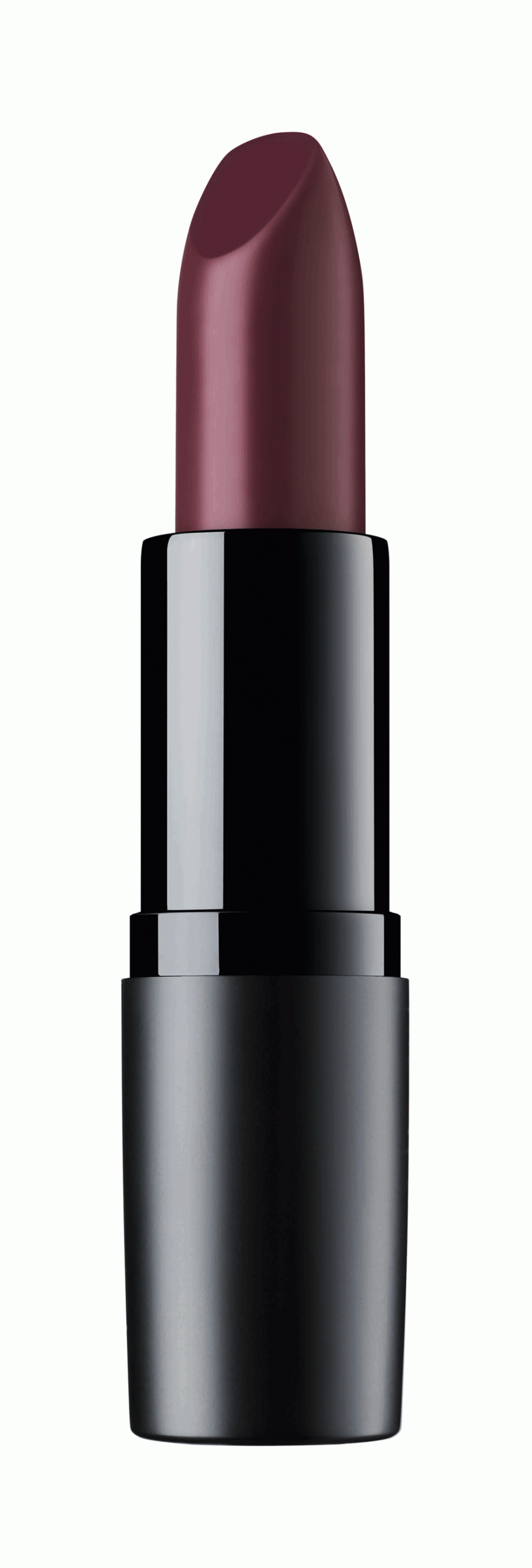 „Perfect Mat Lipstick“ von Artdeco, in „Black Currant“, ca. 12 Euro
