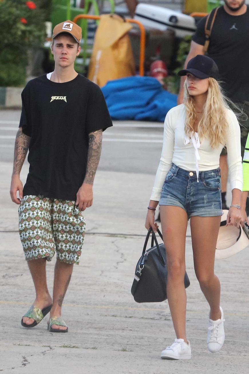 Hailey Baldwin mit ihrem Exfreund Justin Bieber. Die beiden waren im Frühjahr 2016 ein Paar.