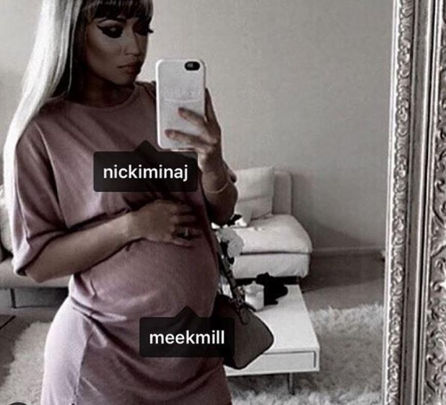 Dieses vermeintliche Babybauch-Foto von Nicki Minaj heizt die Gerüchteküche nun ganz schön an.
