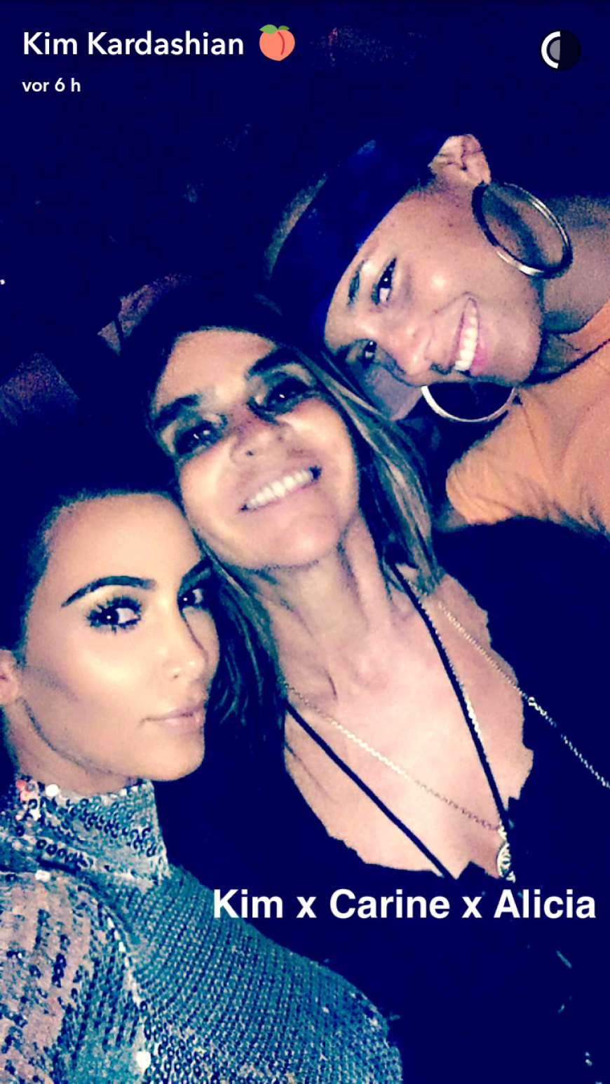 Kim Kardashian, Carine Roitfeld und Alicia Keys bei Kanye West Konzert im Madison Square Garden.
