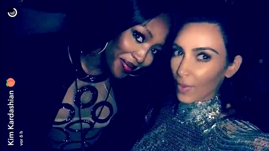 Naomi Campbell und Kim Kardashian