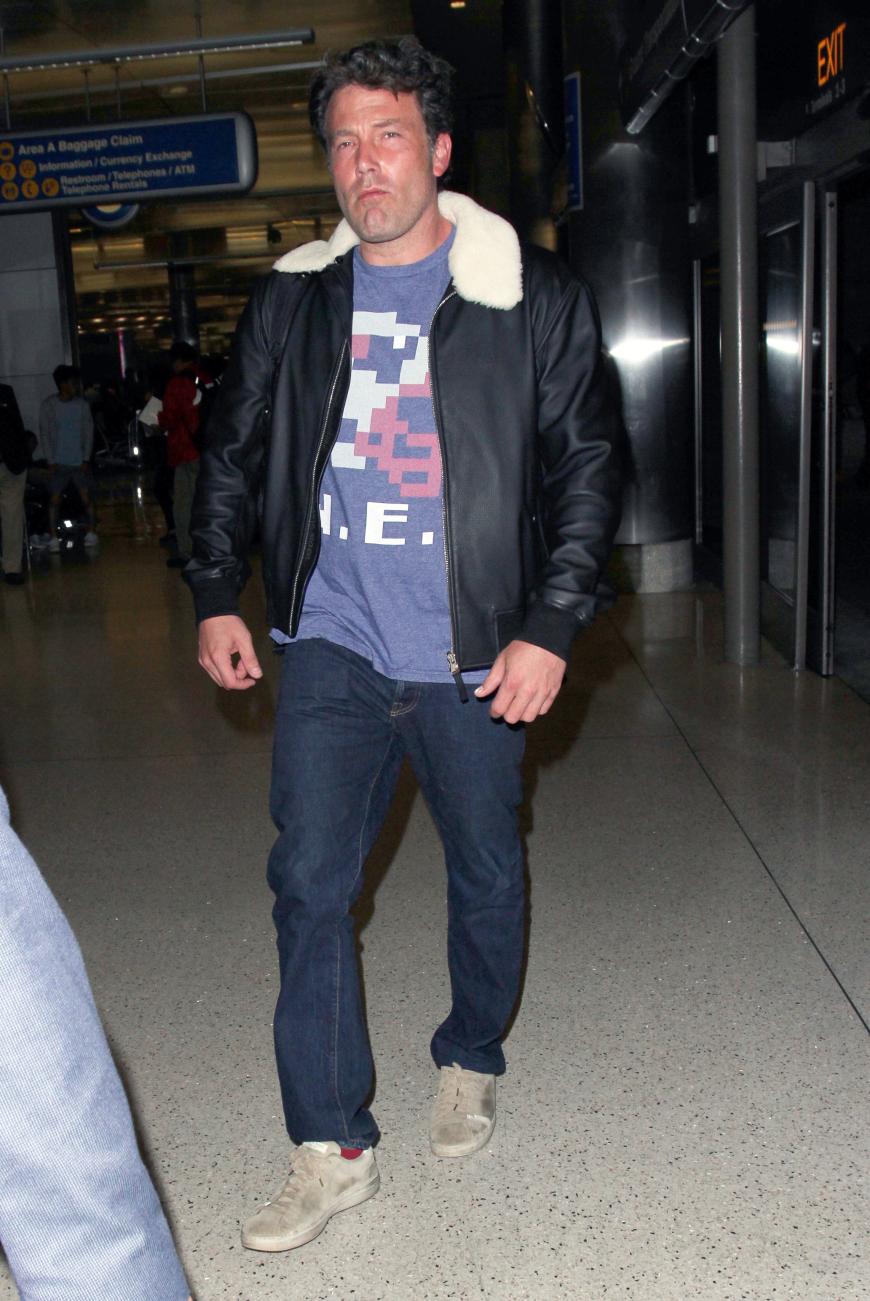 Schlecht geschlafen? Ben Affleck sah bei seiner Ankunft in Los Angeles ein wenig übernächtigt aus.