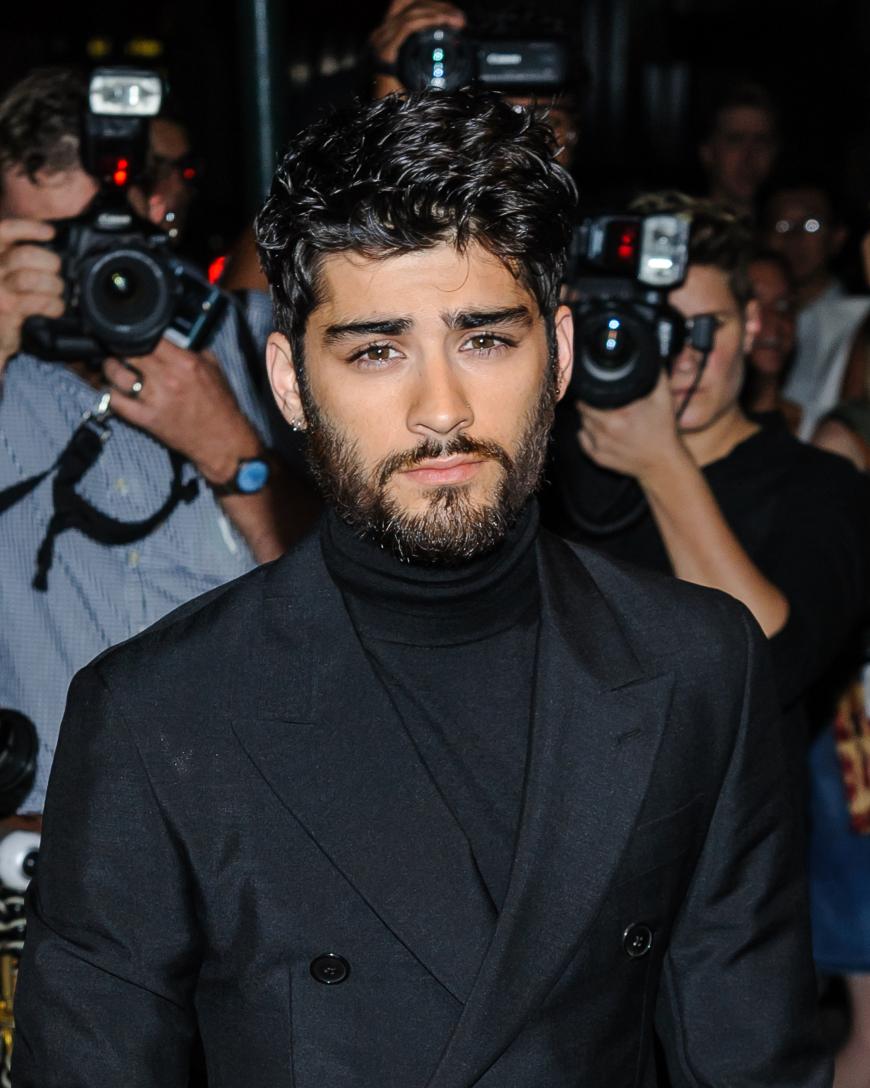 Zayn Maik war vielleicht mehr wegen Gigi da. Seine sexy (Ex-?)Modelfreundin war später auf dem Laufsteg zu sehen.
