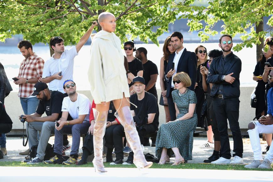 Die Kollektion von Kanye West geriet dabei fast in den Hintergrund.