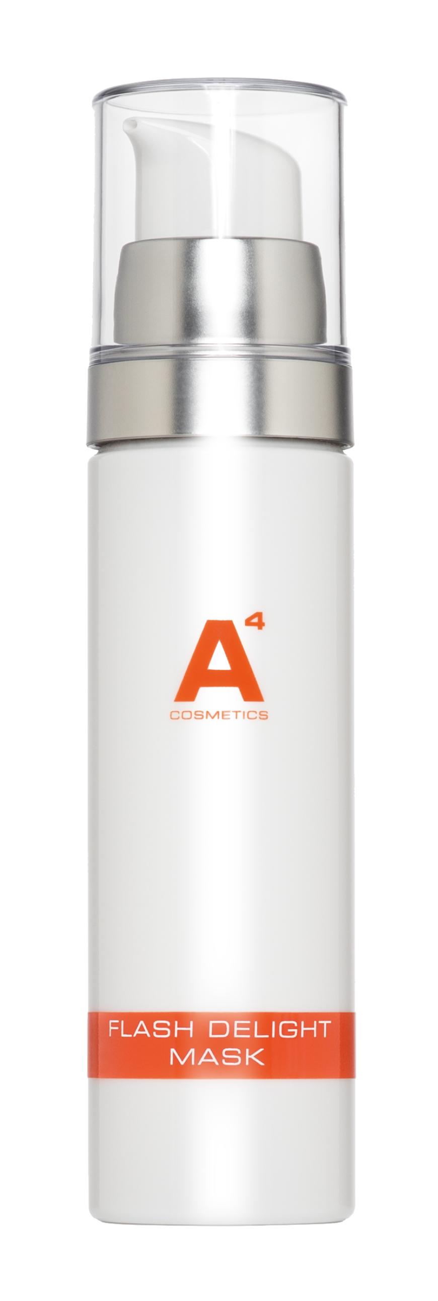 Ein kleiner Frischekick fällig? Die tiefenwirksame Feuchtigkeitsmaske auf Basis von effektiven Pflanzen- und Anti-Aging Wirkstoffen schenkt der Haut einen intensiven Feuchtigkeits-Kick. Die Haut sieht sofort glatter und straffer aus, und fühlt sich zart an. Flash Delight Mask von A4 Cosmetics, ca. 60 Euro.