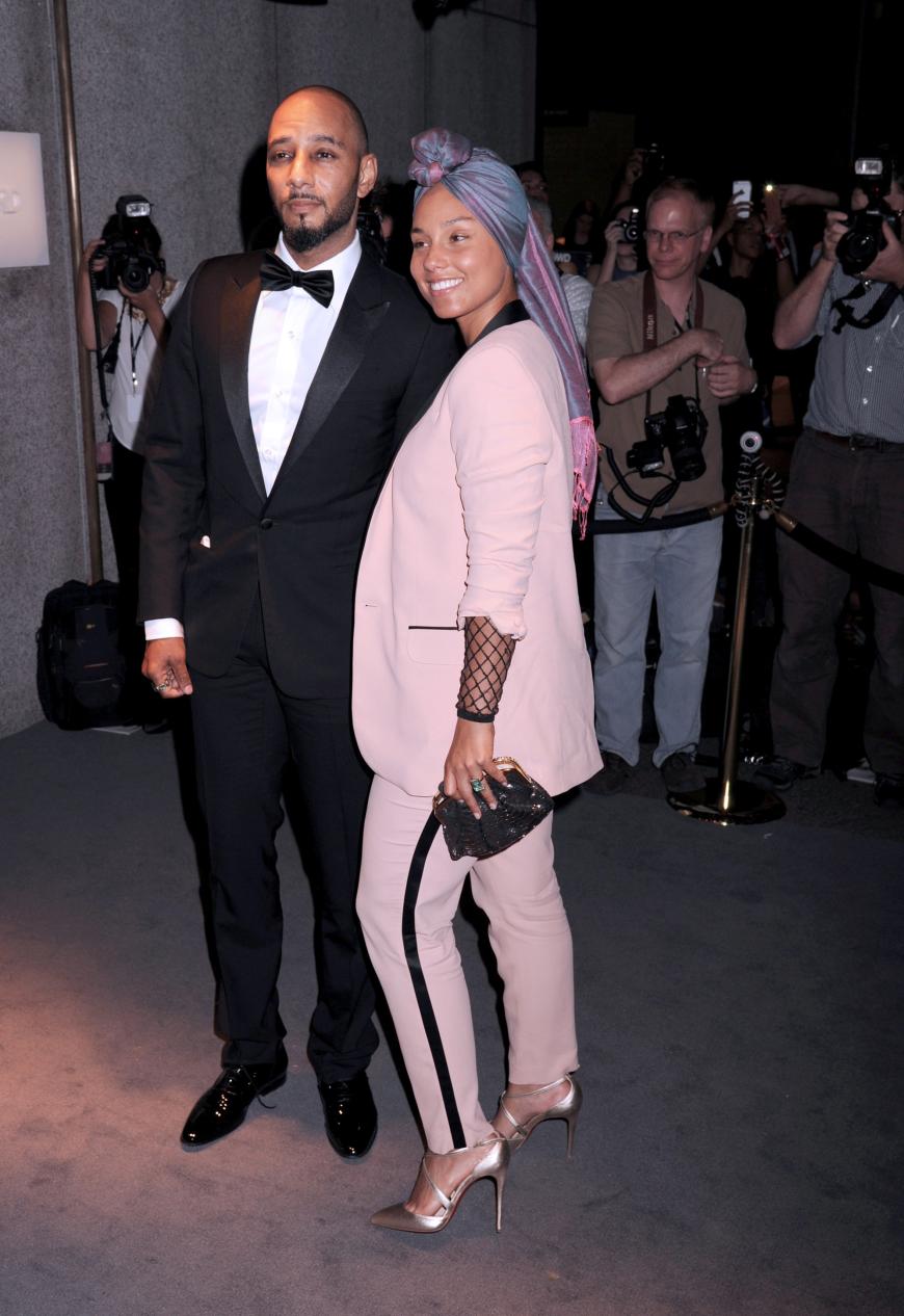 Alicia Keys bleibt auch weiterhin ungeschminkt - hier bei Tom Ford.