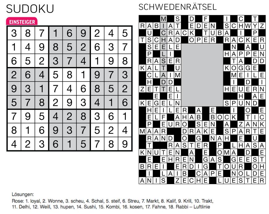 Sudoku- und Rätselauflösung ab Magazin 01/2015 - Bild 96