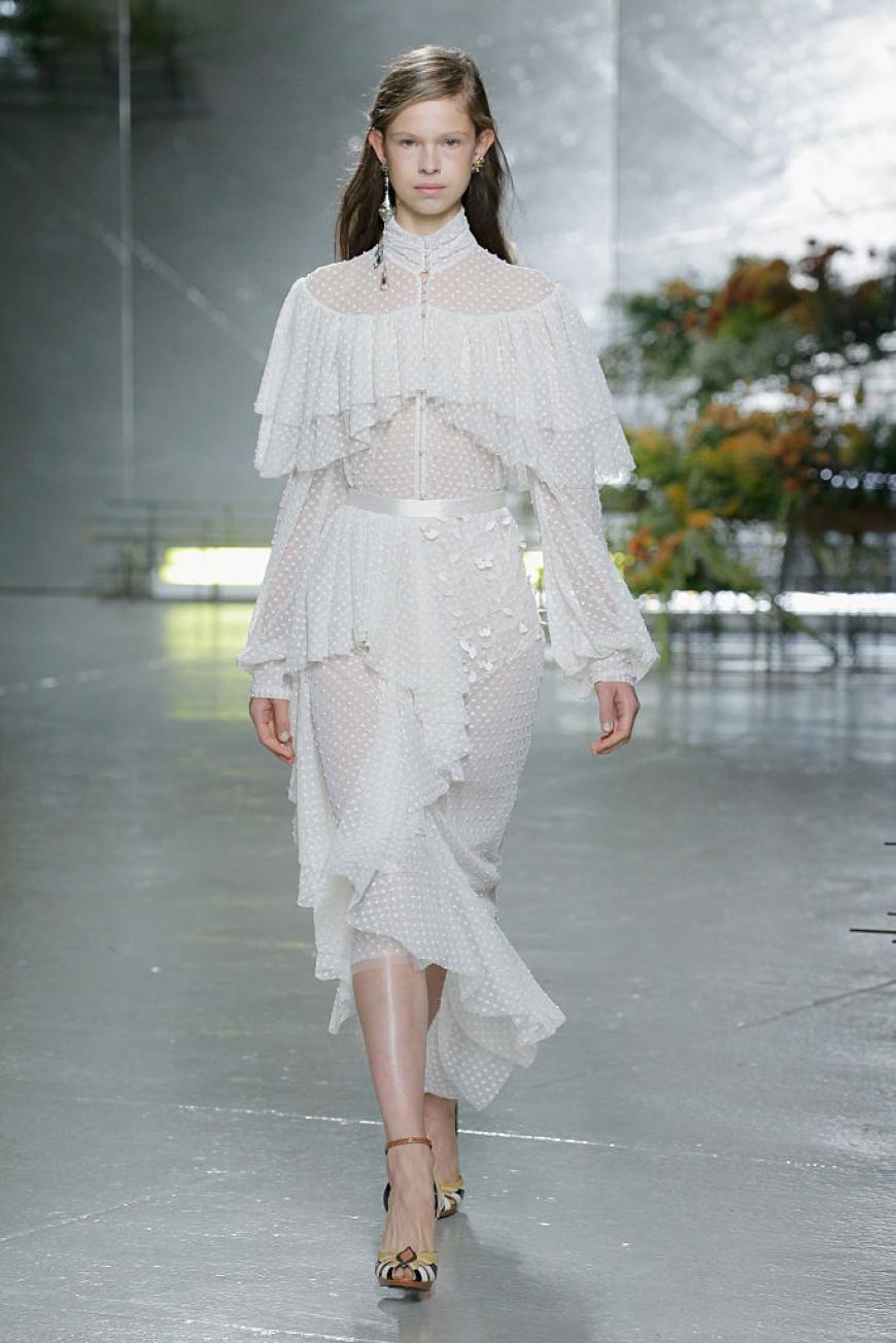 Romantischer Hippie meets Western-Cowgirl - aufgefallen bei Rodarte.