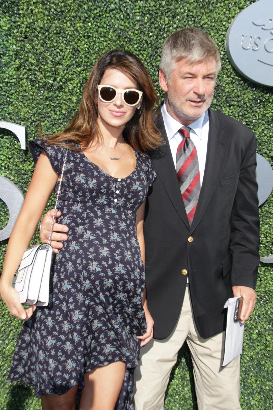 Hilaria und Alec Baldwin etwa zwei Wochen vor der Geburt ihres dritten Kindes.