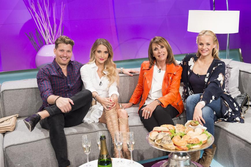 Raúl Richter, Sophie Hermann, Ireen Sheer und Mirjam Weichselbraun müssen bei