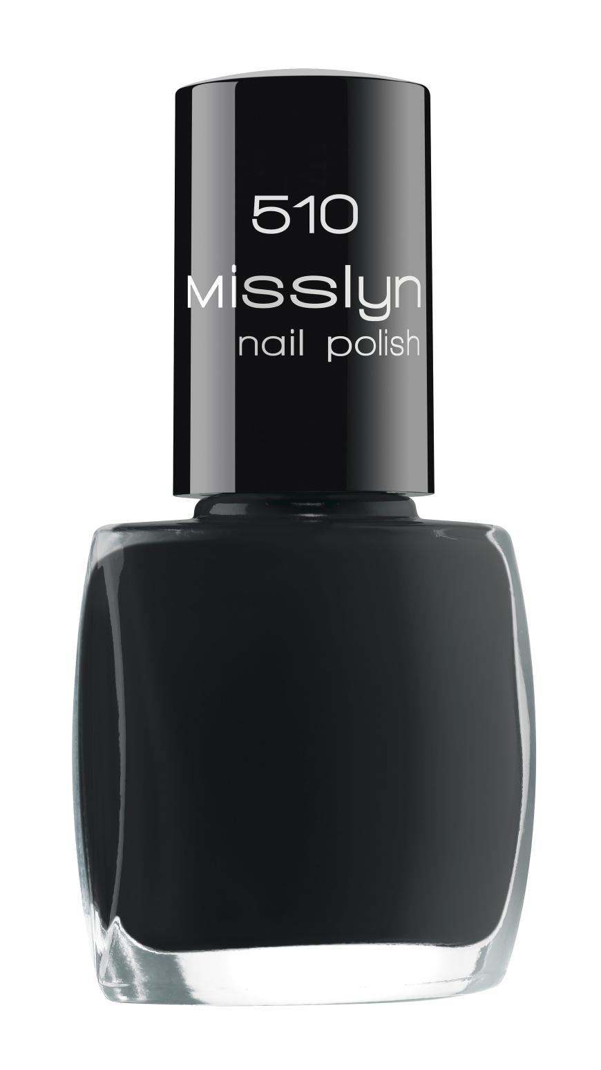 PAINT IT BLACK Nagellack von Misslyn, mit integriertem UV-Filter, Nr. 510, ca. 4 Euro